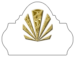 DARAY L 602 GD WT Gold Sunburst White Background copy